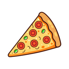 pizza vector art, pizza icon, food vector illustration