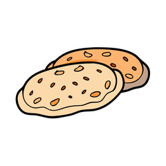 mashed potatoes vector art, mashed potatoes icon, food vector illustration