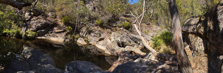 Landscape at Stoney Creek in Grampians National Park in Victoria, Australia
