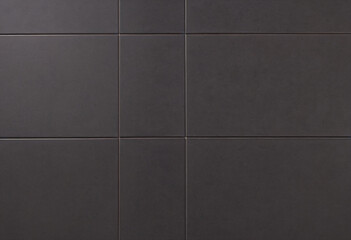  A seamless charcoal grey tile with a satin finish, offering a subtle sheen without excessive reflection.