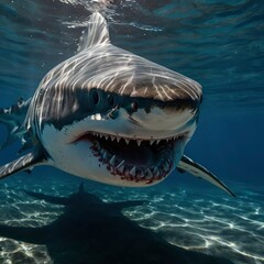 Obraz premium shark in the sea