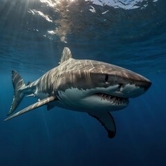 Fototapeta premium shark in the sea