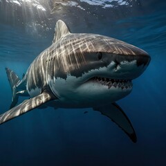 Fototapeta premium shark in the sea