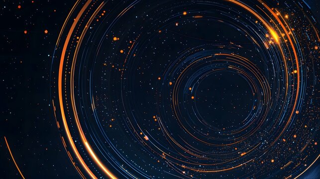 Sleek astronomy day telescope template perfect for promoting futuristic stargazing events or workshops.