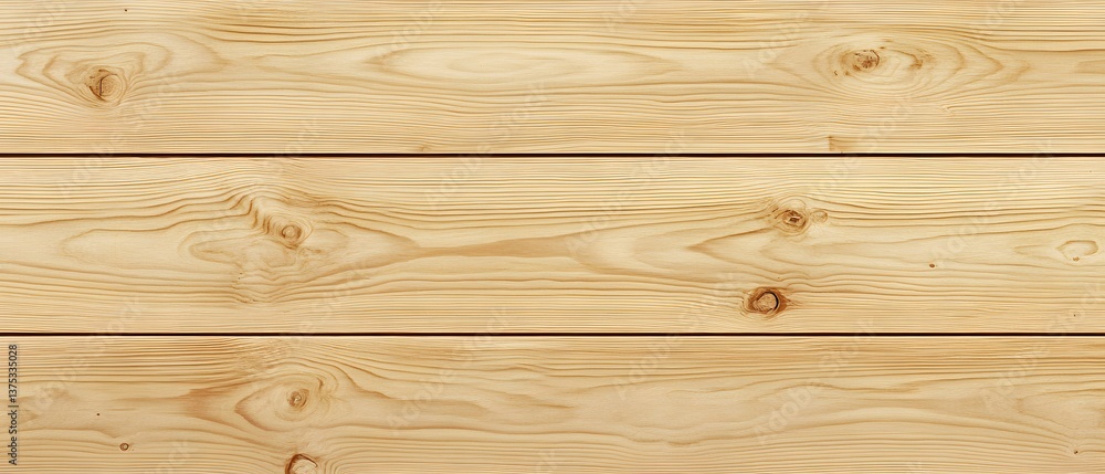 Aufkleber this image showcases a close-up view of smooth, natural wood planks. the light texture and grain pat