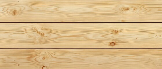 Fototapeta premium This image showcases a close-up view of smooth, natural wood planks. The light texture and grain patterns reflect a warm, rustic aesthetic suitable for various design projects.