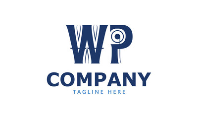 WP W wp initial logo | initial based abstract modern minimal creative logo, vector template image. luxury logotype logo, real estate homie logo. typography logo. initials logo