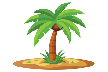 palm tree vector illustration design .