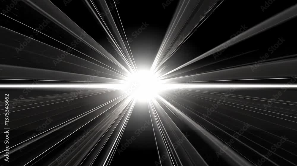 Poster dynamic brightness abstract rays of light and energy in motion, creating visual illumination and con