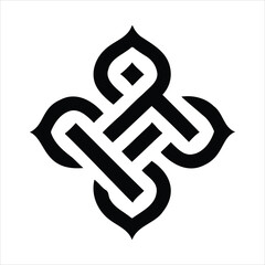 Black push pin icon with money and currency symbols in a business-themed illustration