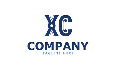 XC X xc initial logo | initial based abstract modern minimal creative logo, vector template image. luxury logotype logo, real estate homie logo. typography logo. initials logo