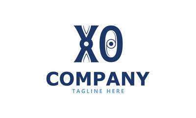 XO xo initial logo | initial based abstract modern minimal creative logo, vector template image. luxury logotype logo, real estate homie logo. typography logo. initials logo