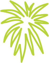 Grass doodle Line Icon