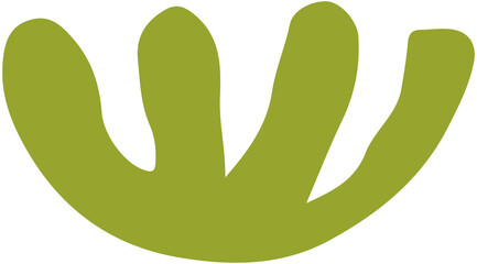 Clump of Grass Flat Icon 