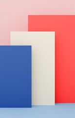 3D背景素材_四角形_カラフル