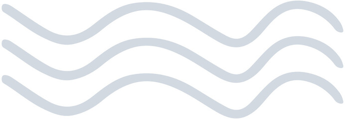 Wavy line Doodle icon