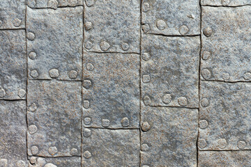 Old metal surface.