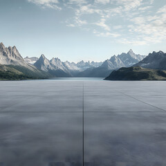 Scenic view of Lake Louise in Banff National Park with mountains, glacier, and reflections in the water