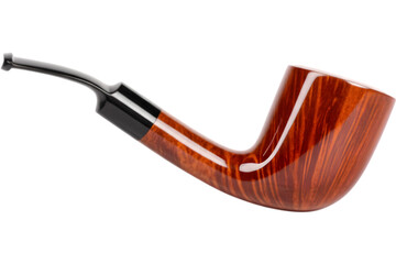 Tobacco pipe isolated on transparent background