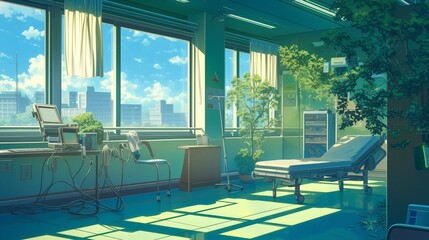 Hospital scenery