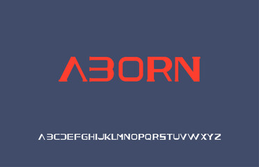 creative font, modern alphabat font, typo, logo, design, for sport, cricket, fashion, racing, movie, music, vector  illustration