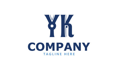 YK Y yk initial logo | initial based abstract modern minimal creative logo, vector template image. luxury logotype logo, real estate homie logo. typography logo. initials logo