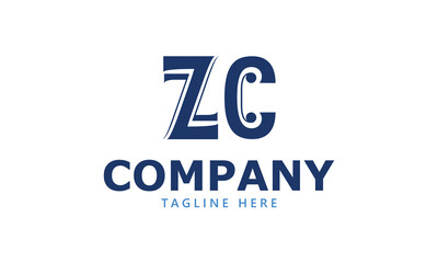 ZC Z zc initial logo | initial based abstract modern minimal creative logo, vector template image. luxury logotype logo, real estate homie logo. typography logo. initials logo