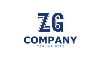 ZG Z zg initial logo | initial based abstract modern minimal creative logo, vector template image. luxury logotype logo, real estate homie logo. typography logo. initials logo