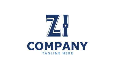 ZI Z zi initial logo | initial based abstract modern minimal creative logo, vector template image. luxury logotype logo, real estate homie logo. typography logo. initials logo