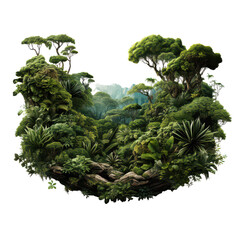 Jungle PNG dense tropical forest PNG exotic wildlife habitat PNG lush green foliage PNG Amazon rainforest PNG nature scenery PNG transparent background