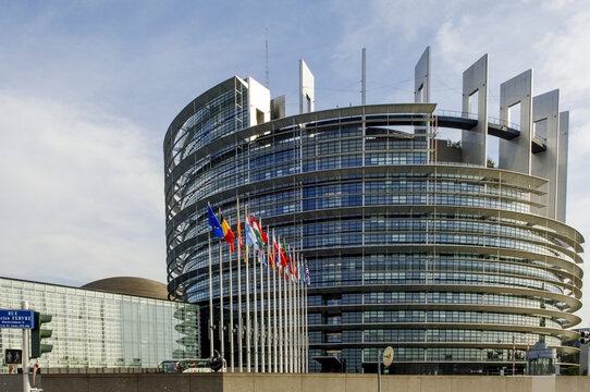 Strasbourg, Europaparlament, europ&auml;isches Parlament, Frankreich
