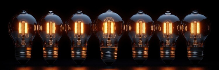Motivational Light Bulbs for Personal Growth and Creativity