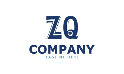 ZQ Z zq initial logo | initial based abstract modern minimal creative logo, vector template image. luxury logotype logo, real estate homie logo. typography logo. initials logo