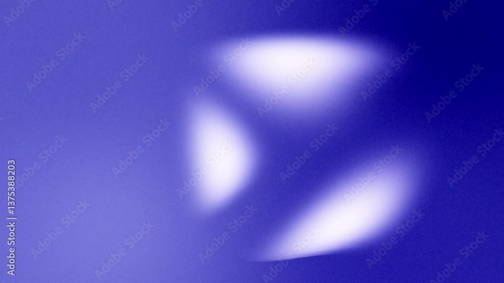 Aufkleber an abstract background consisting of various shades of blue with several blurred white areas that cr
