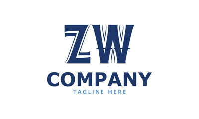 ZW Z zw initial logo | initial based abstract modern minimal creative logo, vector template image. luxury logotype logo, real estate homie logo. typography logo. initials logo