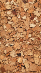 Fototapeta premium Natural cork board texture wallpaper ideal for eco-style phone backgrounds and rustic themes.