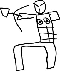 Fototapeta premium 어린이 그림 낙서