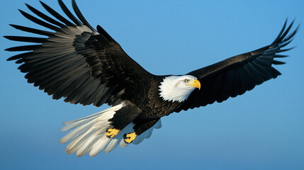 Obraz premium bald eagle in flight