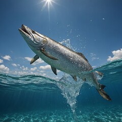 Tarpon Jumping