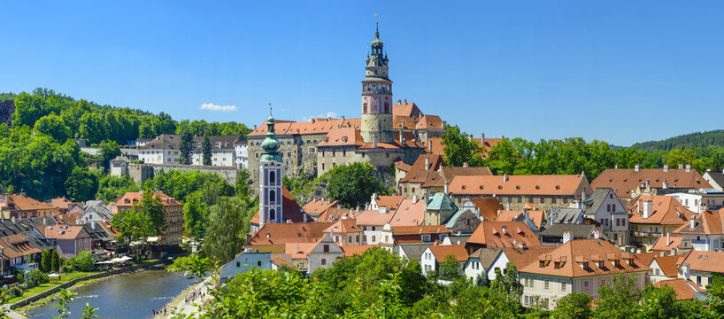 Cesky Krumlov, Krumau, Moldau, Tschechische Republik, S&uuml;db&ouml;hme