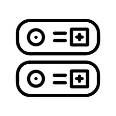 Icon of Multilanguage Switch Toggle Design in Simple Style  