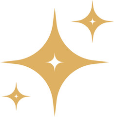 Obraz premium Sparkle Stars Minimalist Simple Basic Drawing