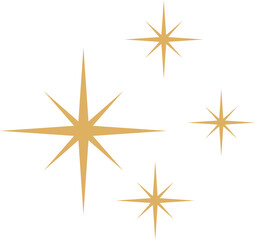 Sparkle Stars Minimalist Simple Basic Drawing