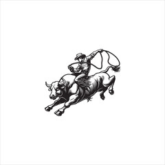 Fearless Rider Conquers a Raging Bull Arena