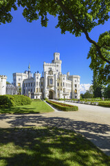 Schloss Hluboka nad Vltavou, Frauenberg, Tschechische Republik,