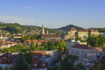 Fototapeta premium Cesky Krumlov, Krumau, Tschechische Republik, Südböhmen
