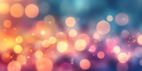 Obraz premium Chic Bokeh Design with Minimalist Pastel Tones for Elegant Backgrounds, Modern Aesthetic, or Subtle Decor