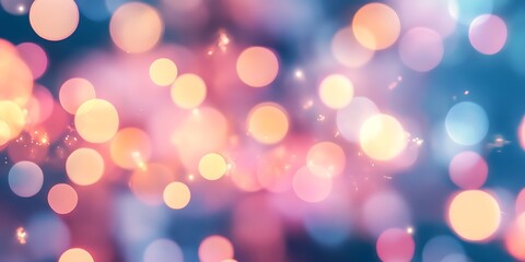 Obraz premium Chic Bokeh Design with Minimalist Pastel Tones for Elegant Backgrounds, Modern Aesthetic, or Subtle Decor