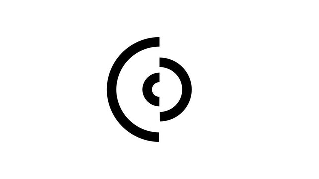 Recycle symbol, circle arrow icon set, reload, rotation, reset, loop sign, refresh button, black isolated on black