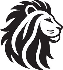 lion head silhouette